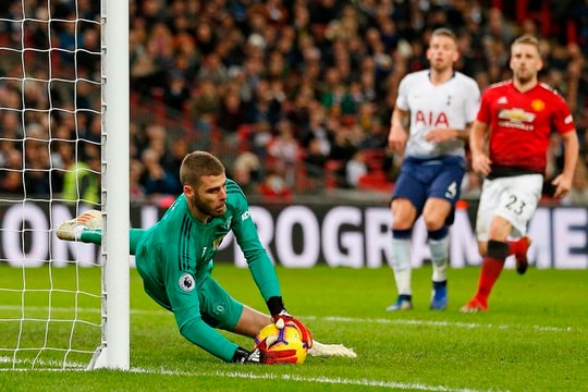De Gea 'lên đồng' khi Man Utd hạ Tottenham