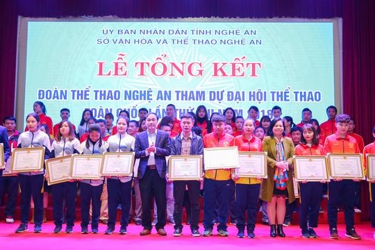 Nghệ An tổng kết Đại hội TDTT toàn quốc lần thứ VIII năm 2018 