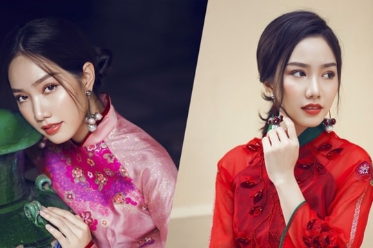 Người đẹp Top 5 Hoa hậu VN 2018 gợi ý áo dài đón Tết Kỷ Hợi