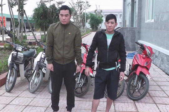 Phá chuyên án 15 vụ trộm cắp xe máy liên huyện