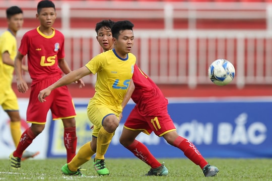 Vòng loại U19 Quốc gia: Đánh bại Hà Tĩnh, U19 SLNA tạm thời nhất bảng 