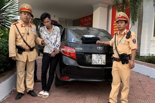 Truy bắt kẻ chạy xe quá tốc độ mang theo ma túy, tông vào CSGT