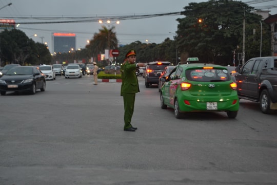 CSGT Công an TP.Vinh đảm bảo ATGT Tết Kỷ Hợi 2019