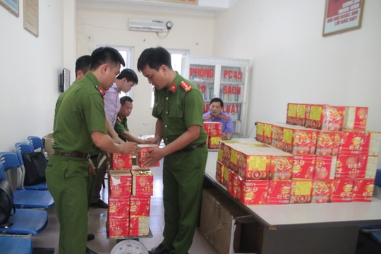 Nghệ An tăng cường lực lượng phòng chống pháo nổ đêm giao thừa