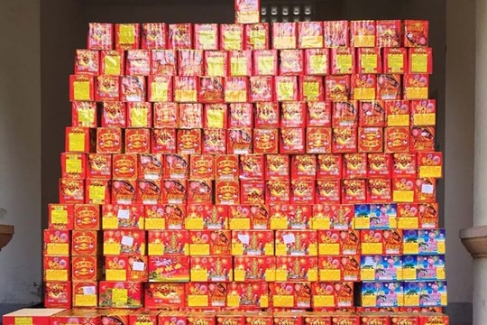 Số pháo Công an Nghệ An thu giữ dịp Tết Kỷ Hợi chiếm hơn 1/3 cả nước