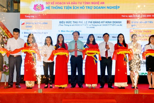 Nghệ An khai trương Cổng thông tin điện tử Hỗ trợ doanh nghiệp