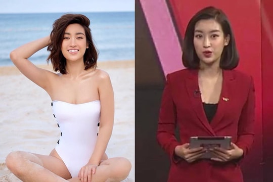 Đỗ Mỹ Linh tung ảnh áo tắm sexy, khác xa lúc kín đáo dẫn sóng VTV
