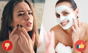 10 việc bạn nên làm để dứt tình trạng nổi mụn