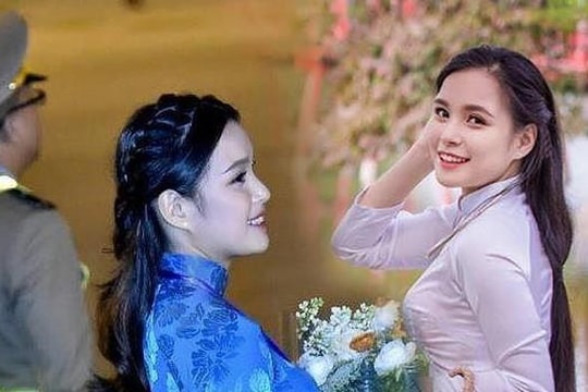 Nữ sinh tặng hoa Tổng thống Trump tối 26/2 là Hoa khôi Tràng An