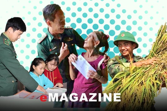 Những người lính quân hàm xanh “miệng nói lời hay, tay làm việc tốt”