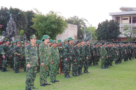 Bộ CHQS tỉnh Nghệ An hoàn thành luyện tập chuyển trạng thái sẵn sàng chiến đấu