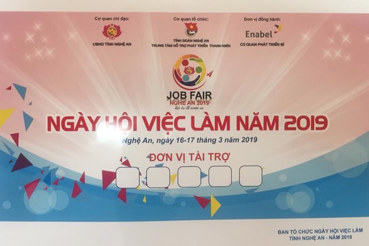 Nghệ An: “Ngày hội việc làm năm 2019” cho thanh niên diễn ra vào ngày 16-17/3