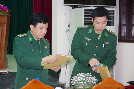 BĐBP Nghệ An kiểm tra năng lực nhân sự sẽ bố trí chức danh quản lý