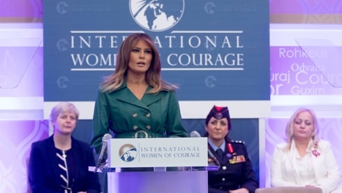 Đệ nhất phu nhân Mỹ gửi thông điệp tới phụ nữ trên thế giới