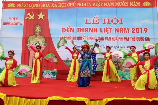 Khai hội đền Thanh Liệt năm 2019 và công bố Di sản Văn hóa phi vật thể Quốc gia