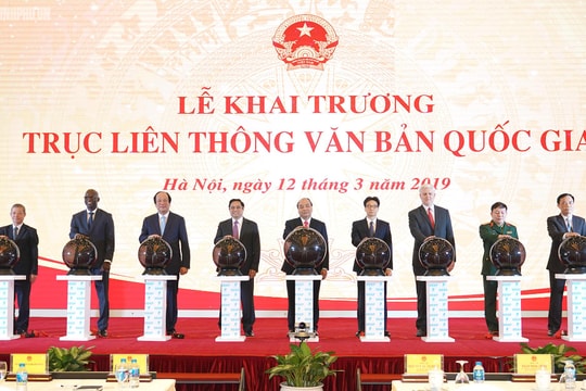 Khai trương “Trục liên thông văn bản Quốc gia“