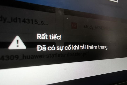 Gmail, Google Drive gặp lỗi không thể tải sáng nay