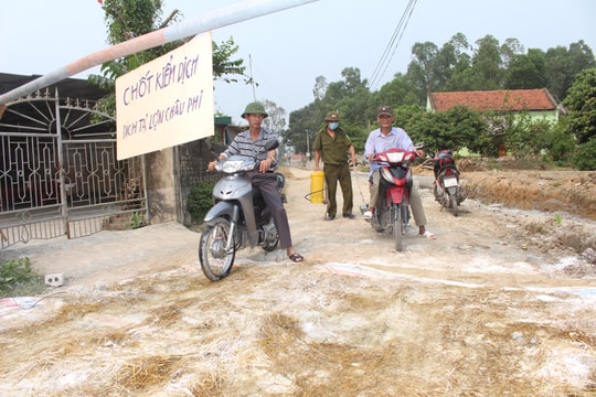 Nghệ An: Người dân các xã vùng uy hiếp chủ động ứng phó dịch tả lợn châu Phi