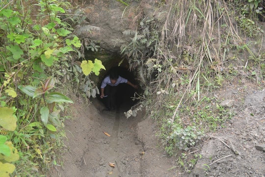 Hiện trường vụ sập hầm khiến 3 người dân mót thiếc tử nạn ở Nghệ An