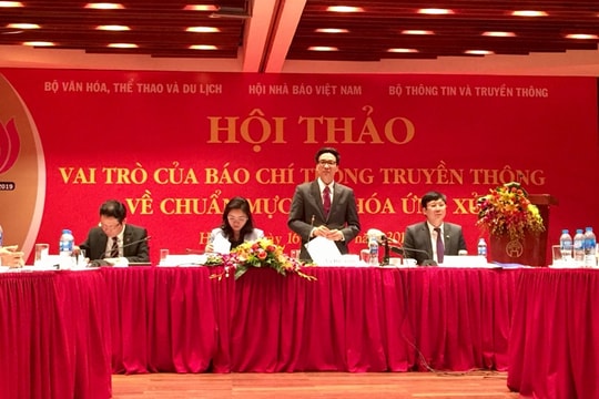 Báo chí góp phần quan trọng xây dựng chuẩn mực văn hóa ứng xử
