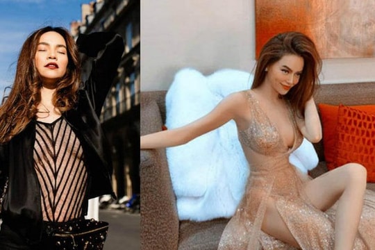 Hồ Ngọc Hà ngày càng chạy theo gu thời trang xuyên thấu táo bạo