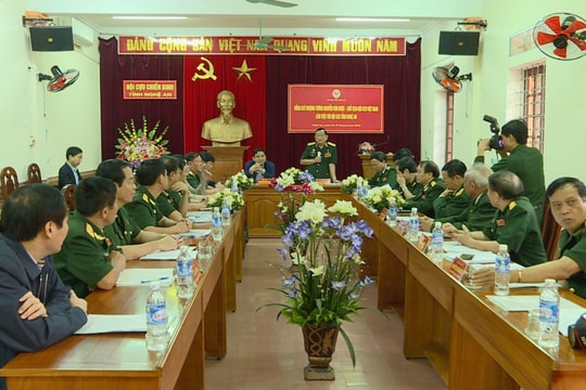 Thượng tướng Nguyễn Văn Được: Xây dựng Hội Cựu chiến binh Nghệ An ngày càng vững mạnh