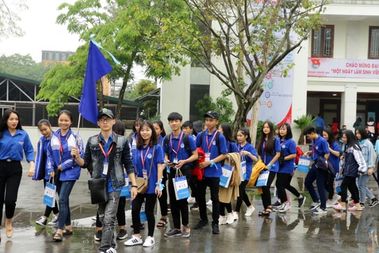 Hơn 1.000 học sinh tham gia chương trình trải nghiệm “Một ngày làm sinh viên”