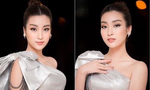 Hoa hậu Mỹ Linh đẹp tựa 'nữ thần' làm giám khảo cuộc thi sắc đẹp