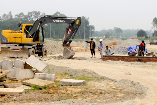 Bảo vệ thi công khu tái định cư dự án đường nối Vinh - Cửa Lò