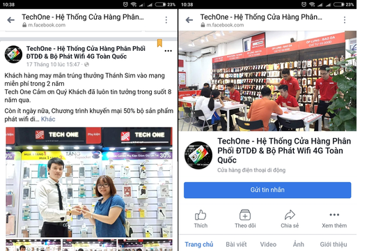 Mạo danh fanpage, website lừa đảo người tiêu dùng