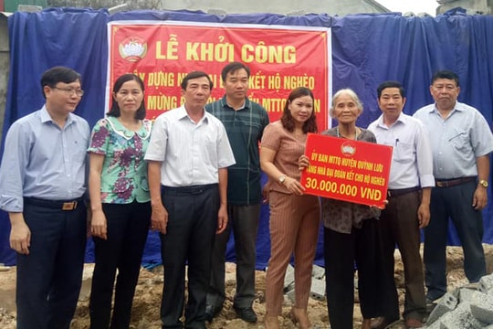 Hoạt động thiết thực hỗ trợ người nghèo ở các địa phương 