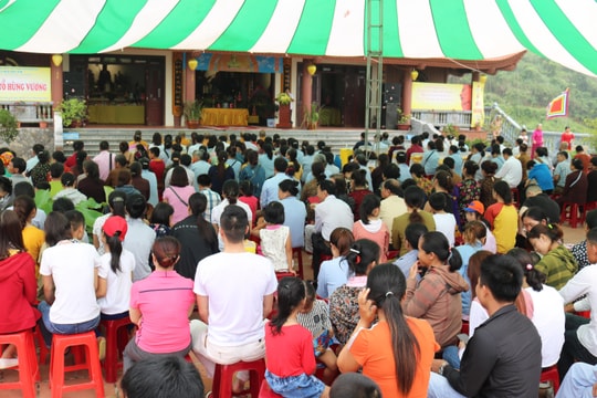 Linh thiêng Lễ giỗ Tổ Hùng Vương tại chùa Đại Tuệ