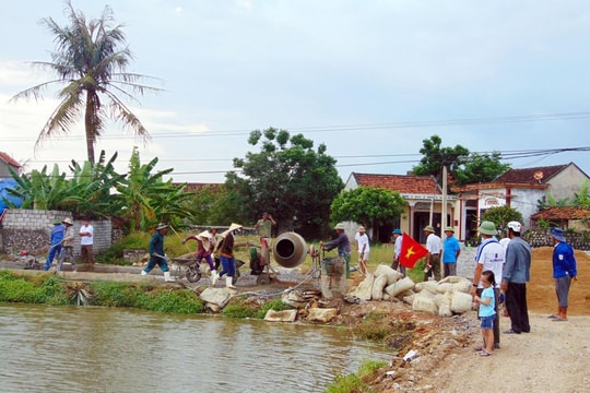 “Ngày thứ Bảy vì dân” ở vùng quê Quỳnh