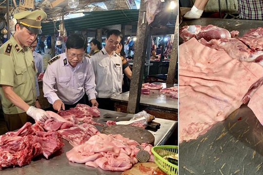 Xử lý nghiêm những hộ dân tự giết mổ và bán thịt lợn chưa qua kiểm dịch