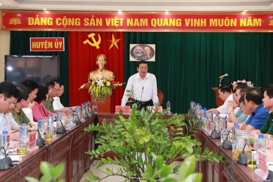 Bí thư Trung ương Đảng Phan Đình Trạc: Tân Kỳ đã có cách làm sáng tạo trong cọ xát với thực tiễn