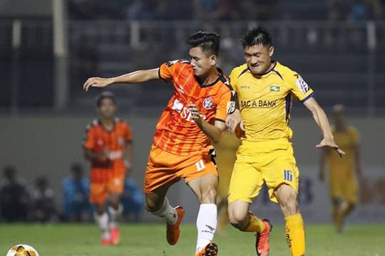 Thanh Hóa lâm nguy, SLNA bám sát Hà Nội, TP.HCM sau vòng 6 V.League