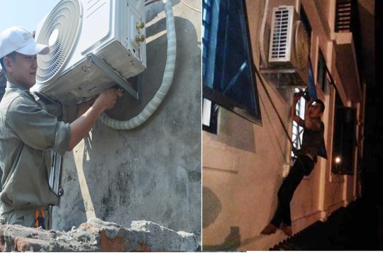Nắng nóng đỉnh điểm, thợ điều hòa chạy sô kiếm 2-3 triệu mỗi ngày