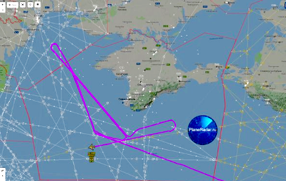 Máy bay quân sự Mỹ bị phát hiện gần Crưm