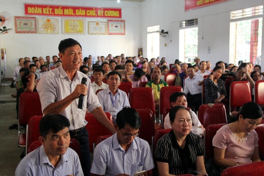 Cử tri Đô Lương bức xúc về việc quản lý, sử dụng đất đai còn nhiều sơ hở