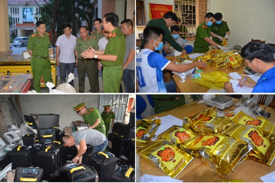 Khen thưởng Ban chuyên án thu giữ 700 kg ma túy đá ở Nghệ An