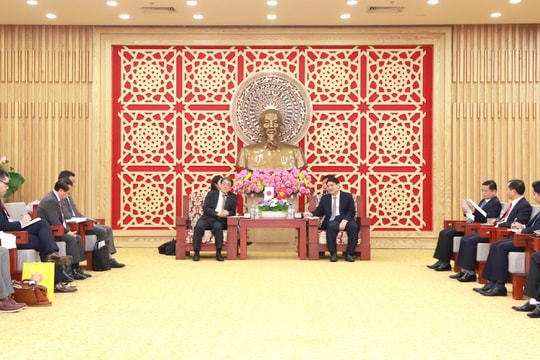 Bí thư Tỉnh ủy Nguyễn Đắc Vinh hy vọng có một làn sóng đầu tư Nhật Bản vào Nghệ An