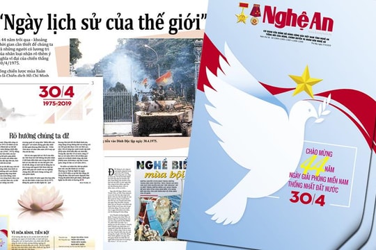 Mời độc giả đón đọc Báo Nghệ An số đặc biệt kỷ niệm ngày 30/4 và 1/5