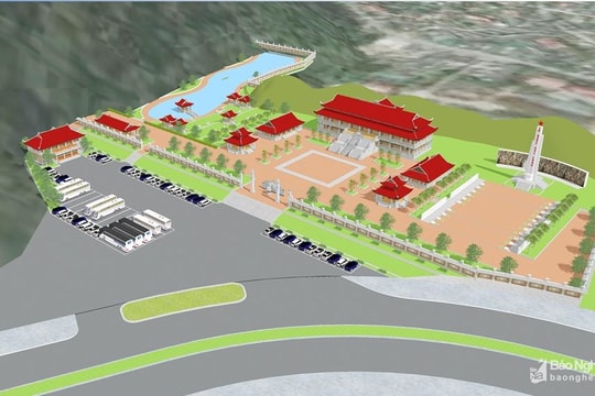 Sẽ khảo sát, lập quy hoạch xây dựng Đền thờ liệt sĩ tỉnh Nghệ An