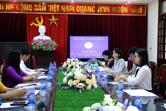 Cơ hội giao lưu, học tập tại Nhật Bản cho học sinh Trường THPT chuyên Phan Bội Châu