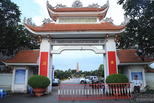 Hình ảnh nơi an nghỉ của Đại tướng Lê Đức Anh trước ngày Quốc tang