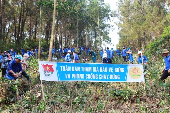 Tuổi trẻ Nghệ An ra quân phòng cháy, chữa cháy rừng năm 2019