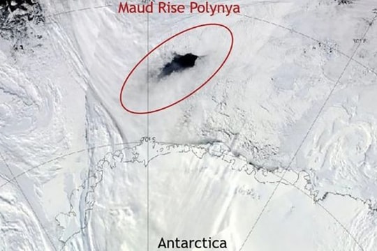 Phát hiện lỗ hổng bí ẩn ở Nam Cực