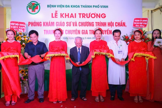 Khám, điều trị, hội chẩn trực tuyến với các chuyên gia đầu ngành tại Bệnh viện ĐKTP Vinh