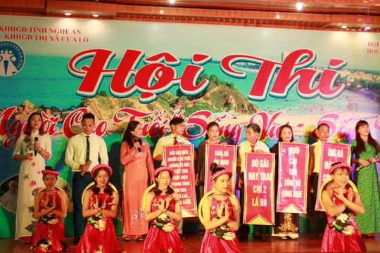 Người cao tuổi thị xã Cửa Lò hào hứng tham gia cuộc thi  “Sống vui - Sống khỏe“