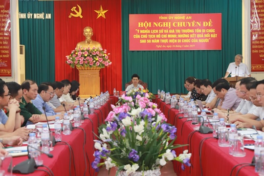 Di chúc của Chủ tịch Hồ Chí Minh là quốc bảo để xây dựng đất nước 